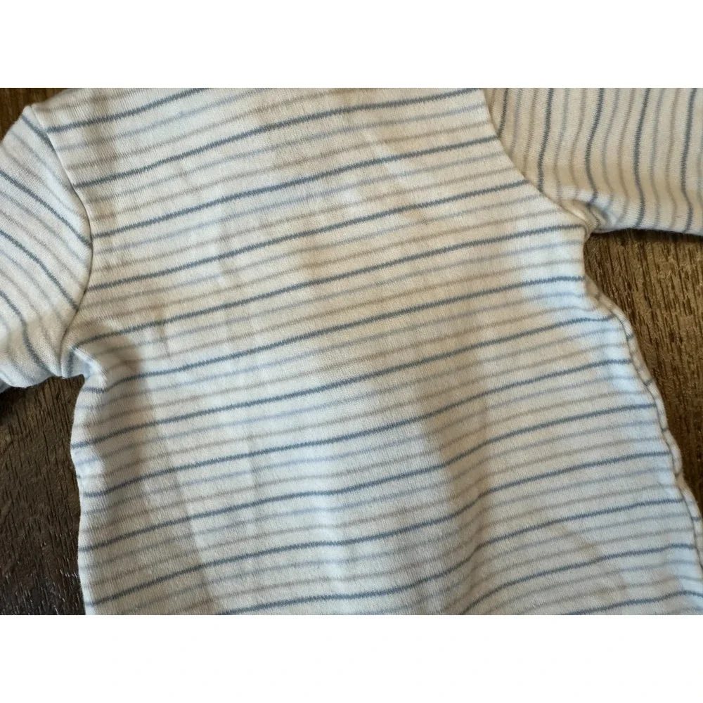 Preemie Baby Boy Sleeper Zipper Outfit Romper‎ Footie Pajamas Clothes Striped